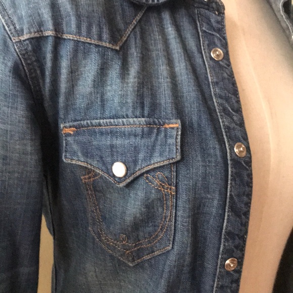 TRUE RELIGION - jean button up extra small - Picture 5 of 8